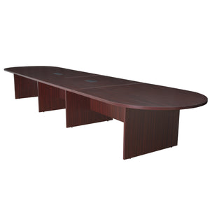 Legacy Collection 16 Ft. Modular Racetrack Conference Table with 2 Power Data Grommets