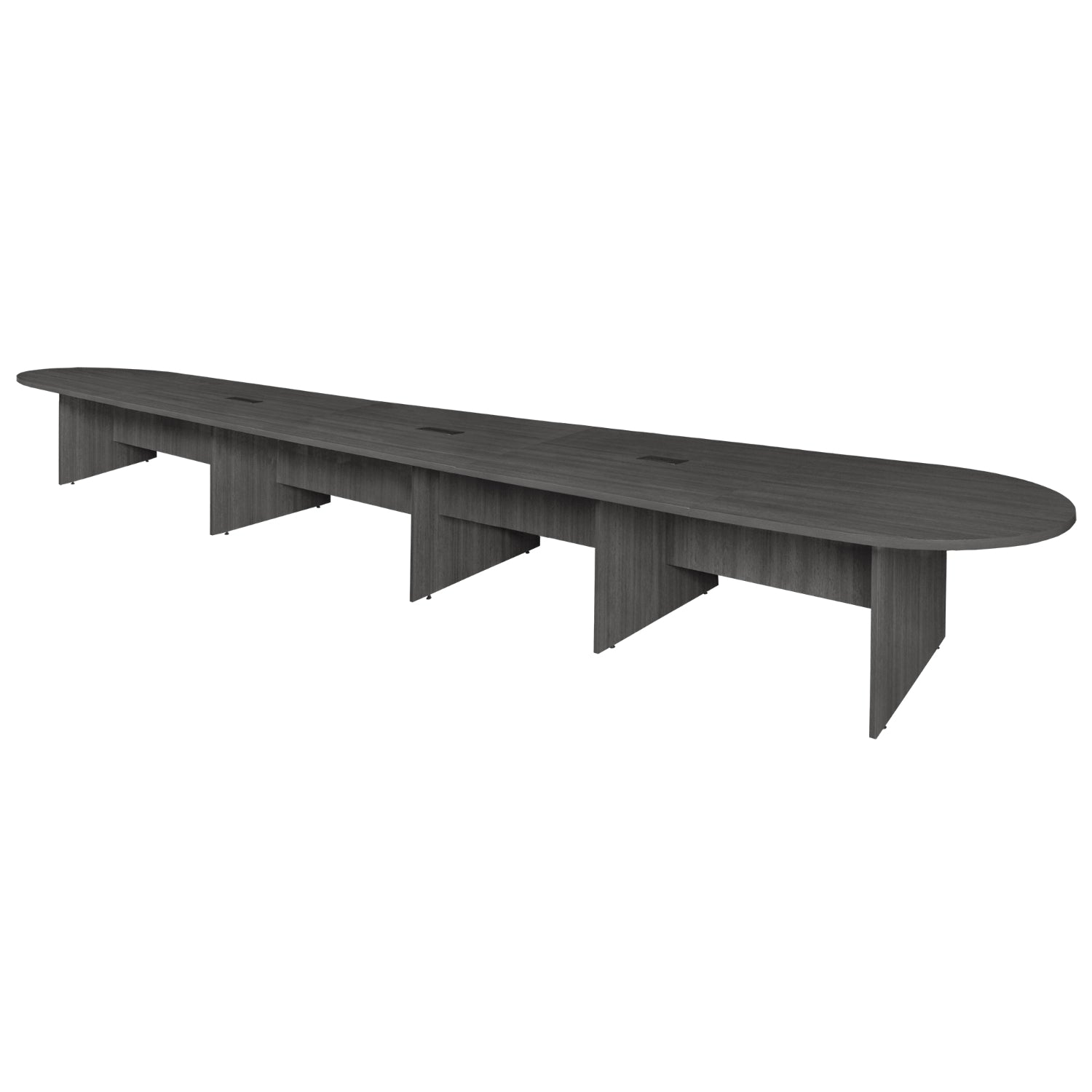 Legacy Collection 22 Ft. Modular Racetrack Conference Table with 3 Power Data Grommets