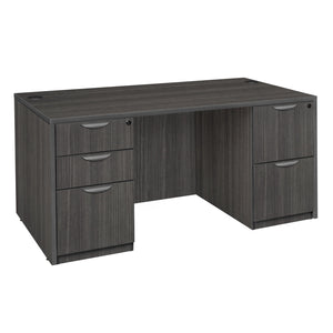 Legacy Collection 66" Double Full Pedestal Desk