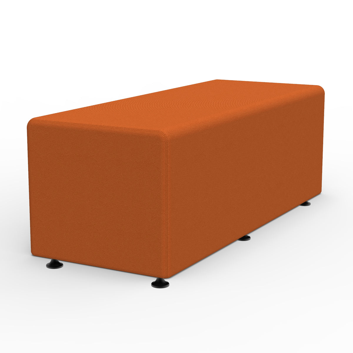 Sonik Soft Seating Rectangle Bench, 18" H