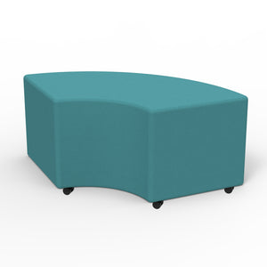 Sonik Soft Seating 24" Curved Bench, 16" H