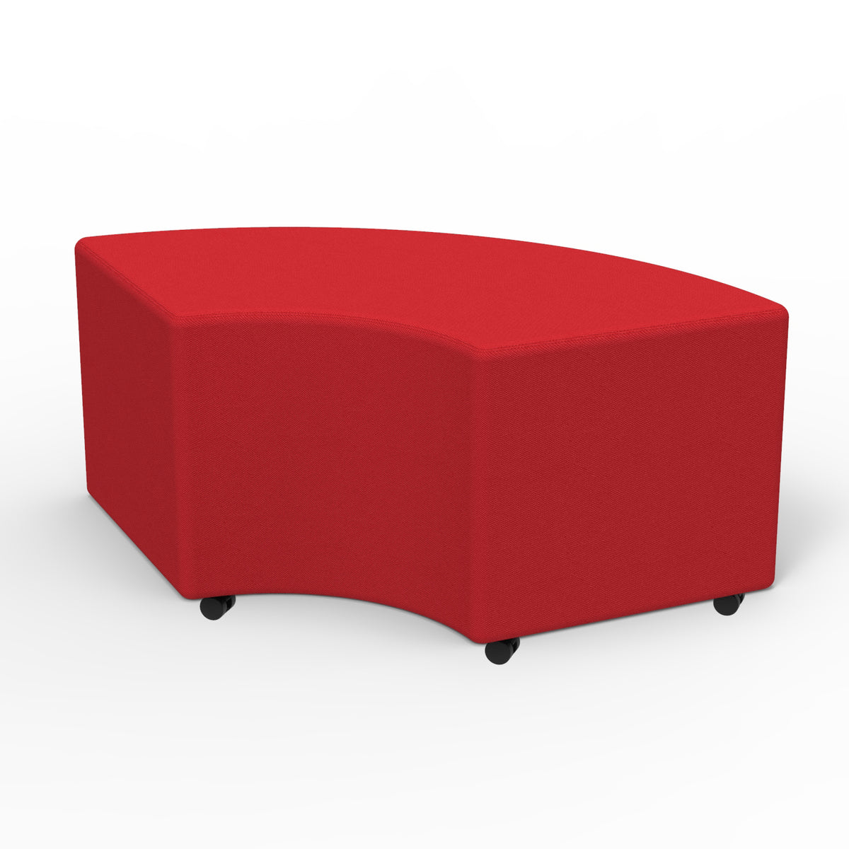 Marco Sonik Soft Seating 24" Curved Bench, 16" H