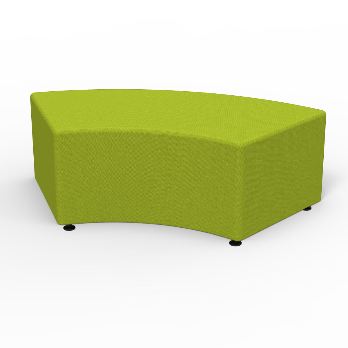 Marco Sonik Soft Seating 60° Curved Bench, 16" H