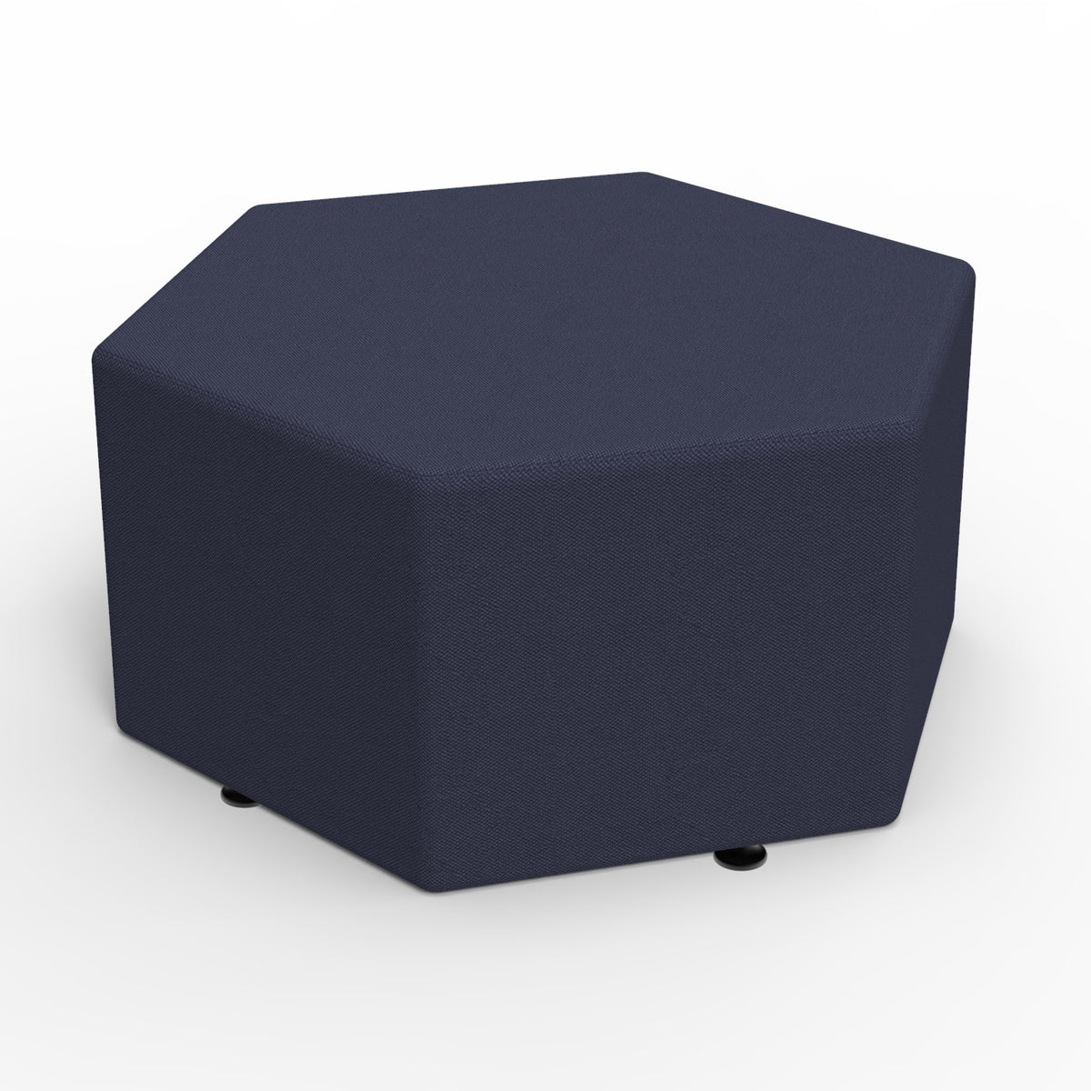 Marco Sonik Soft Seating Hexagon Ottoman, 16" H