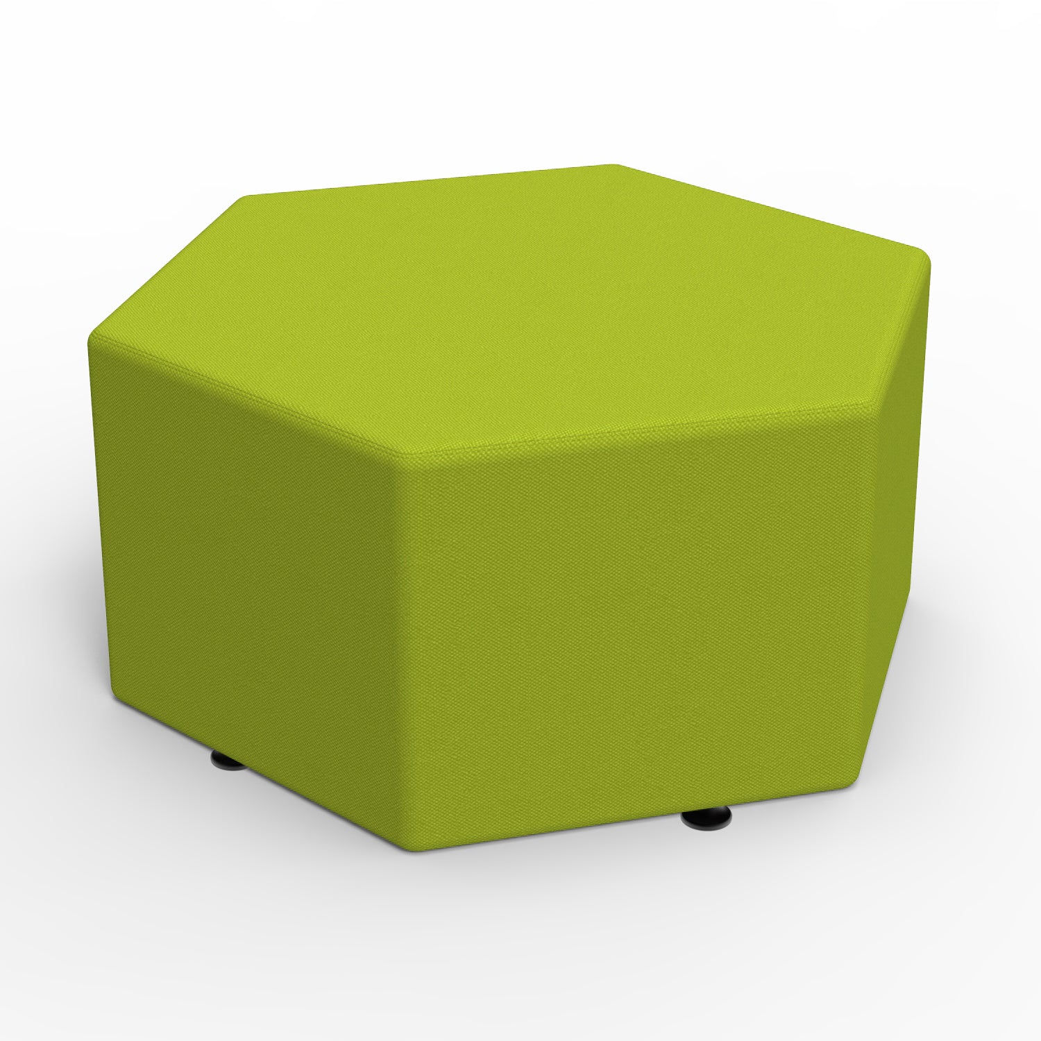 Sonik Soft Seating Hexagon Ottoman, 18" H