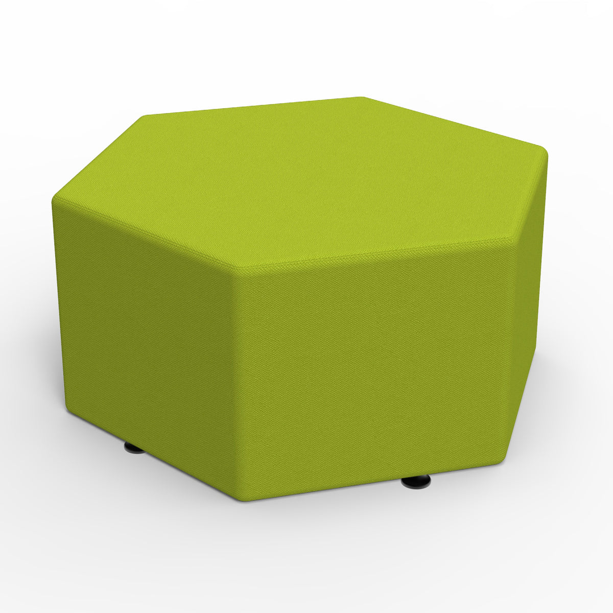 Marco Sonik Soft Seating Hexagon Ottoman, 16" H