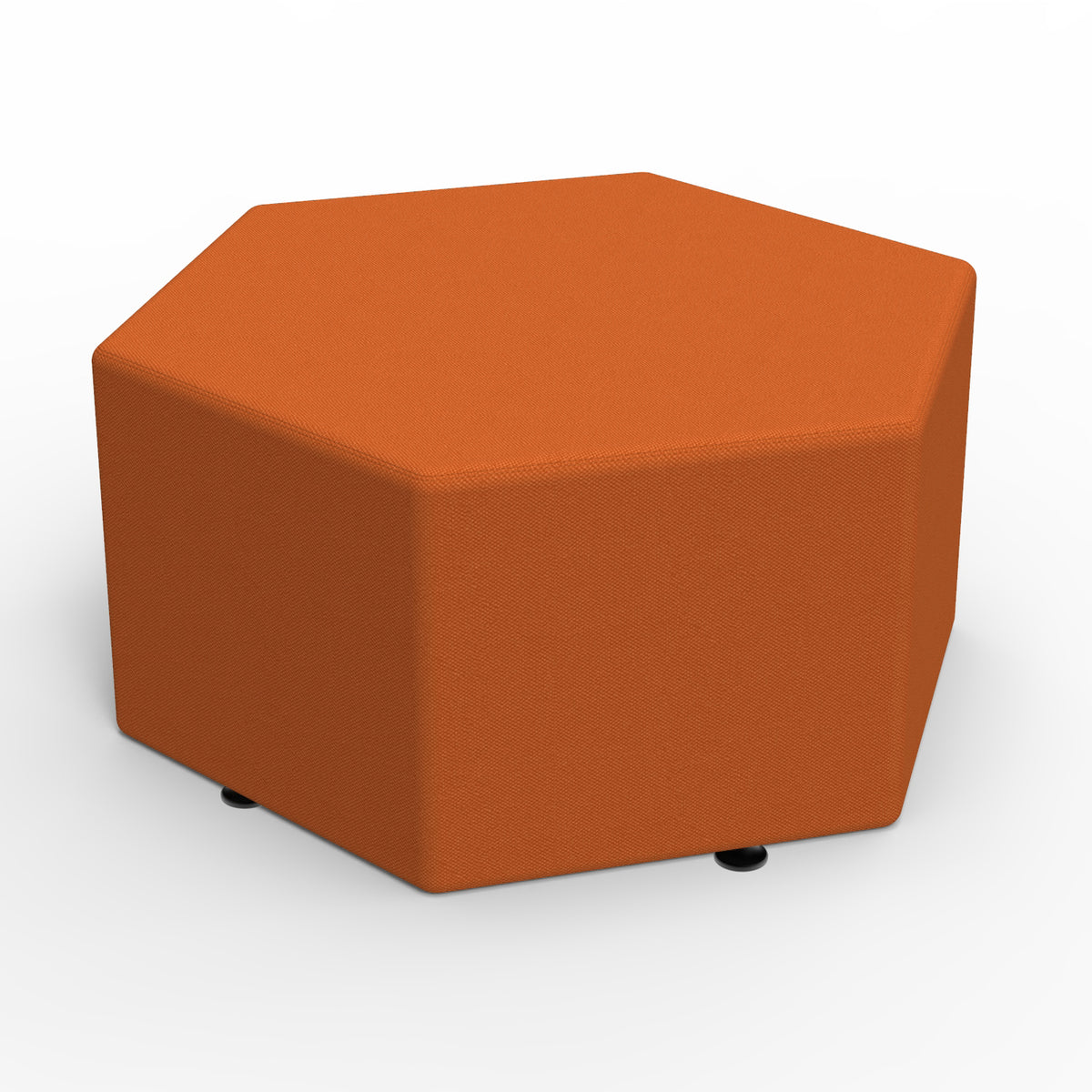 Marco Sonik Soft Seating Hexagon Ottoman, 16" H