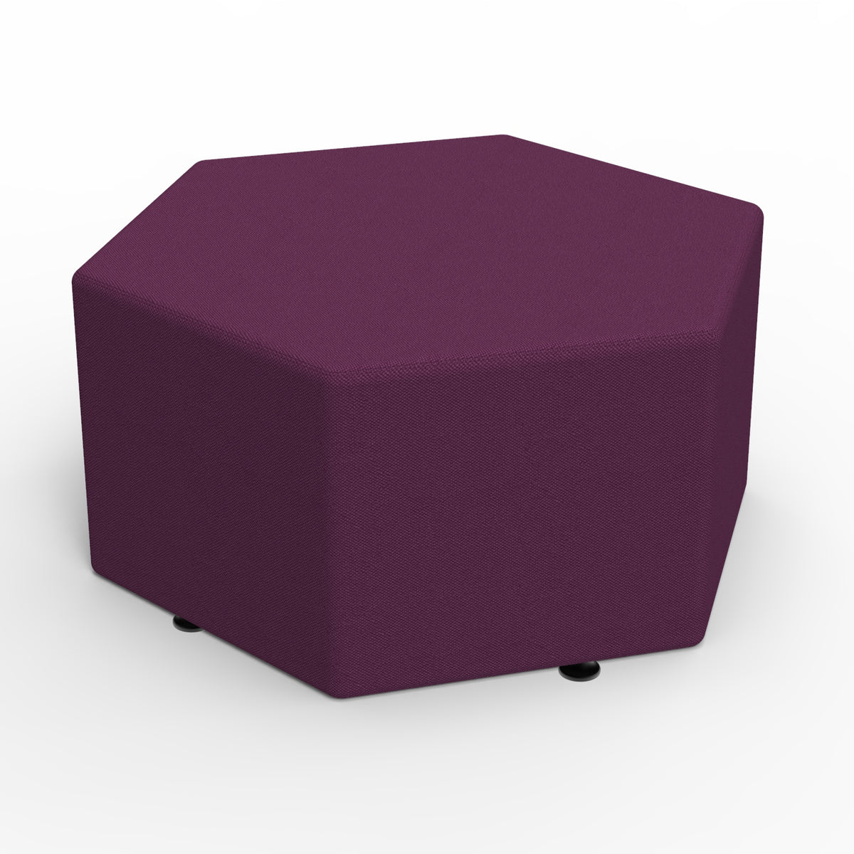Marco Sonik Soft Seating Hexagon Ottoman, 18" H