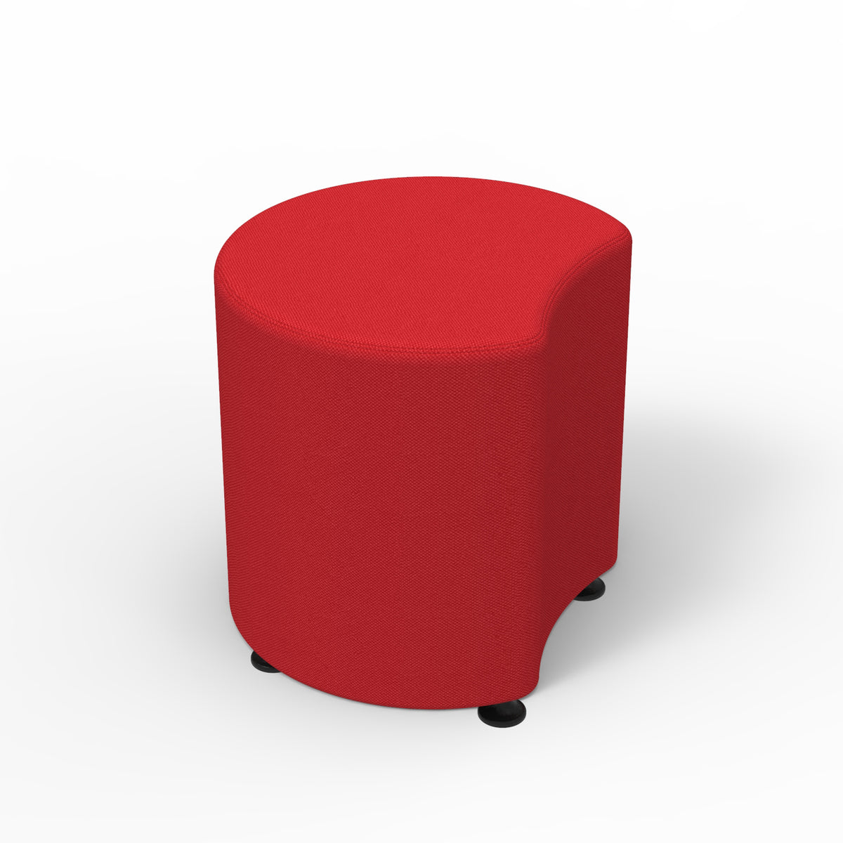 Sonik Soft Seating Petal Stool, 16" H