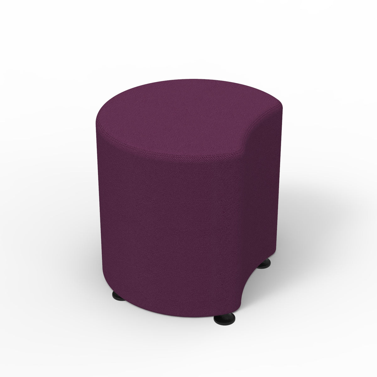 Sonik Soft Seating Petal Stool, 16" H