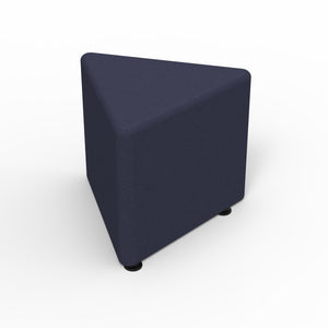 Sonik Soft Seating Triangle Ottoman, 16" H