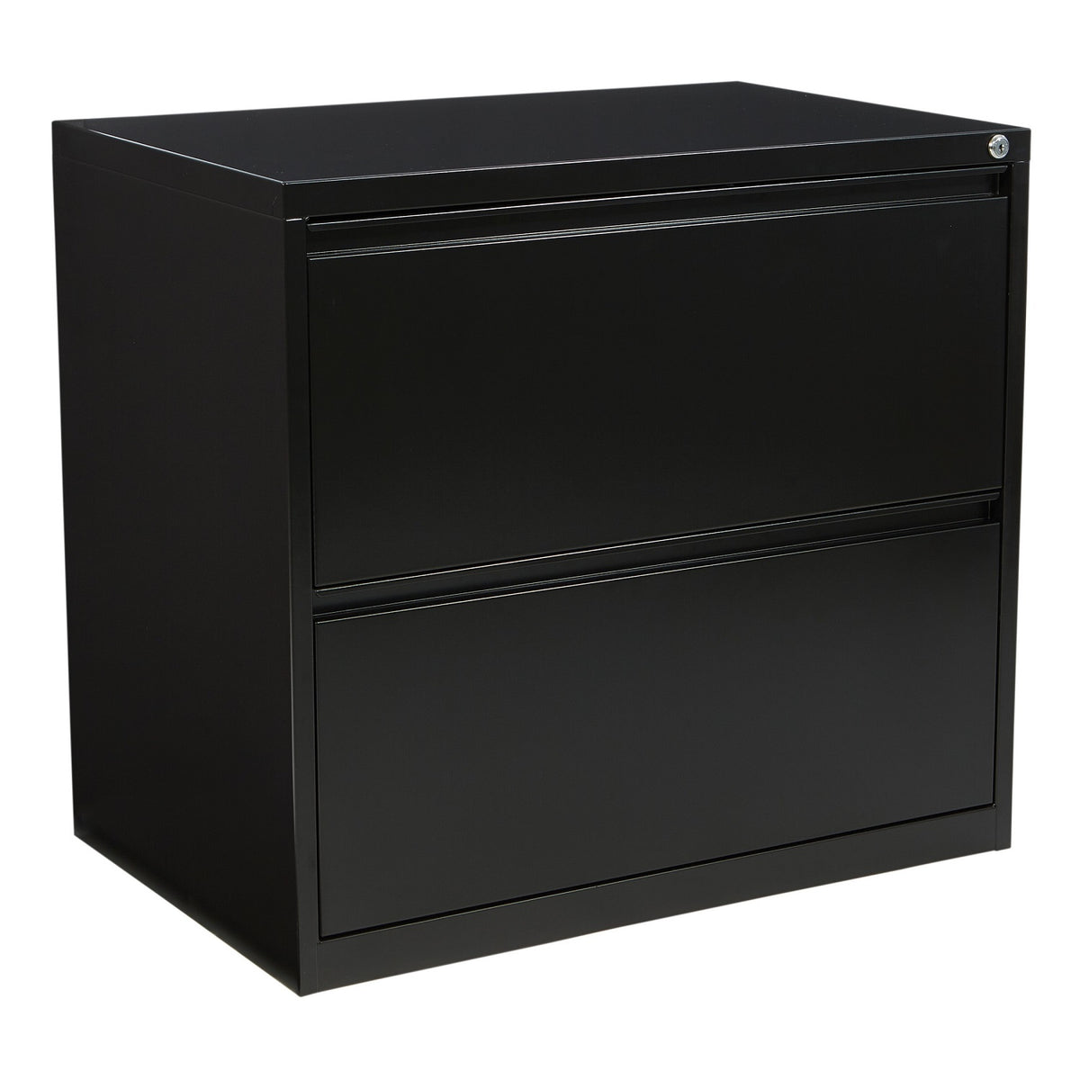 Heavy-Duty Metal Lateral File, 30" Wide, 2 Drawers