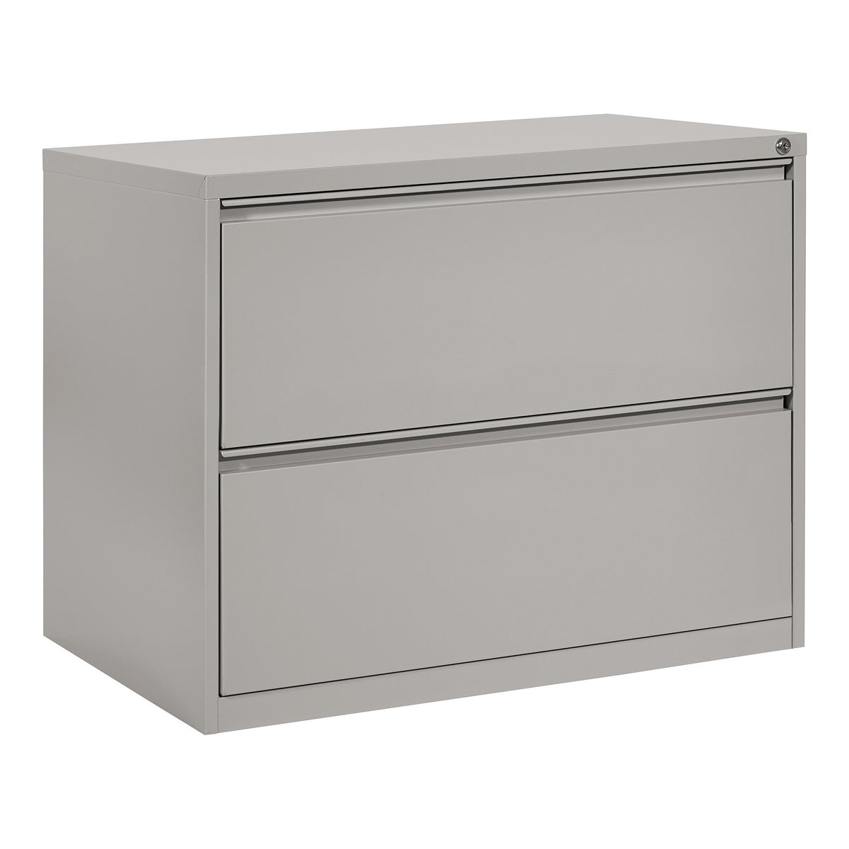 Heavy-Duty Metal Lateral File, 36" Wide, 2 Drawers