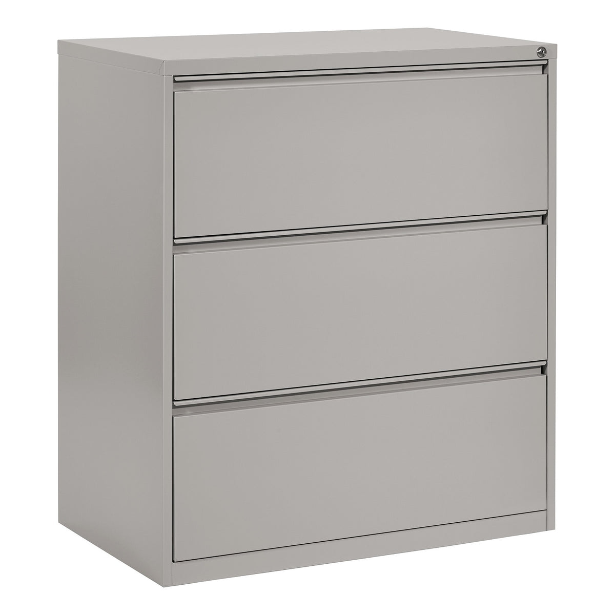 Heavy-Duty Metal Lateral File, 36" Wide, 3 Drawers