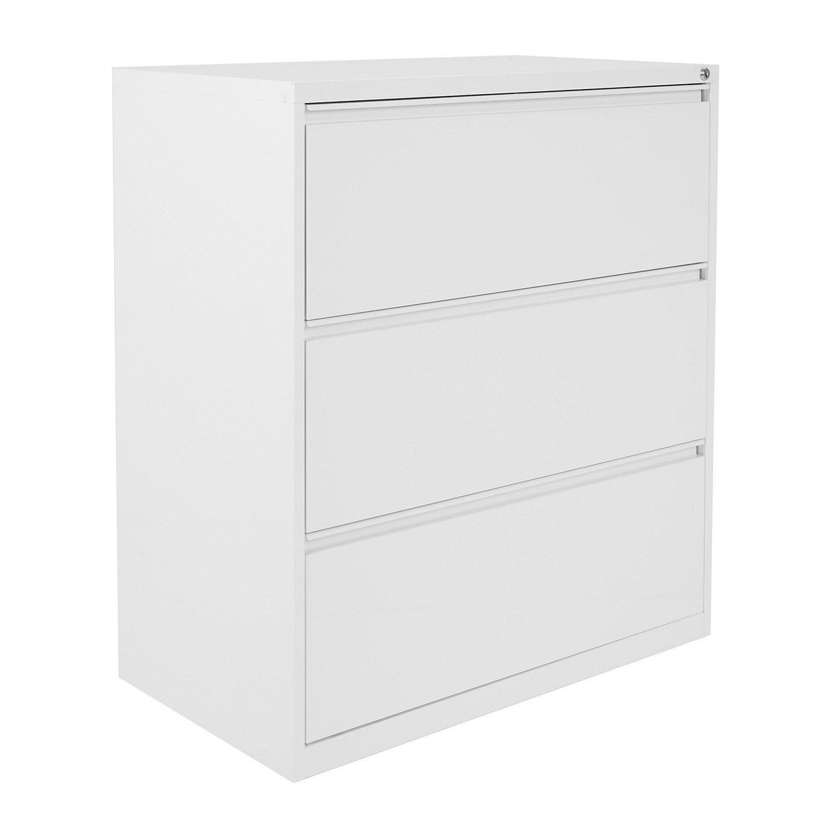 Heavy-Duty Metal Lateral File, 36" Wide, 3 Drawers