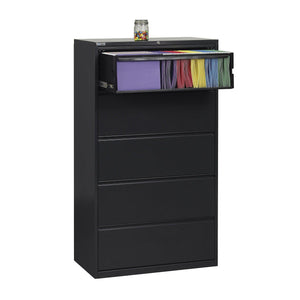 Heavy-Duty Metal Lateral File, 42" Wide, 5 Drawers
