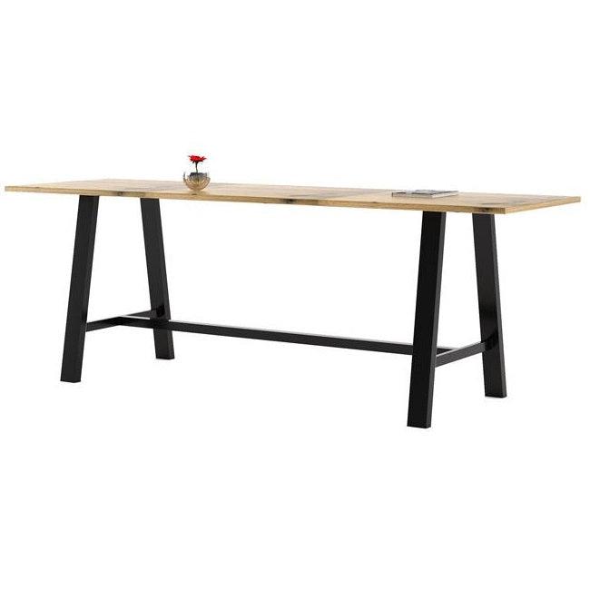 Midtown Table, Bar Height, 36" x 96" x 41"H, Urban Loft Solid Wood Top, 72" Base, FREE SHIPPING