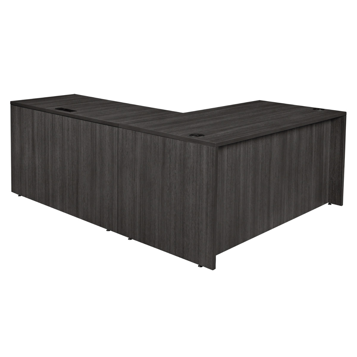 Legacy Collection 66" Single Full Pedestal L-Desk with 47" Return