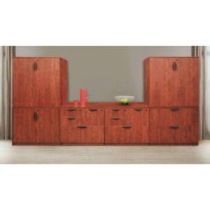 Legacy Collection Lateral File with Stackable Storage Cabinet