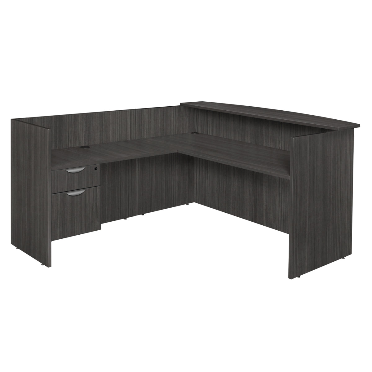 Legacy Collection Single Pedestal Reception Desk