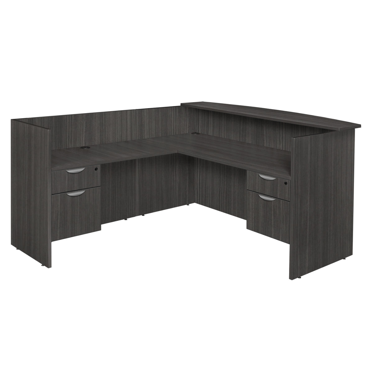 Legacy Collection Double Box/File Pedestal Reception Desk