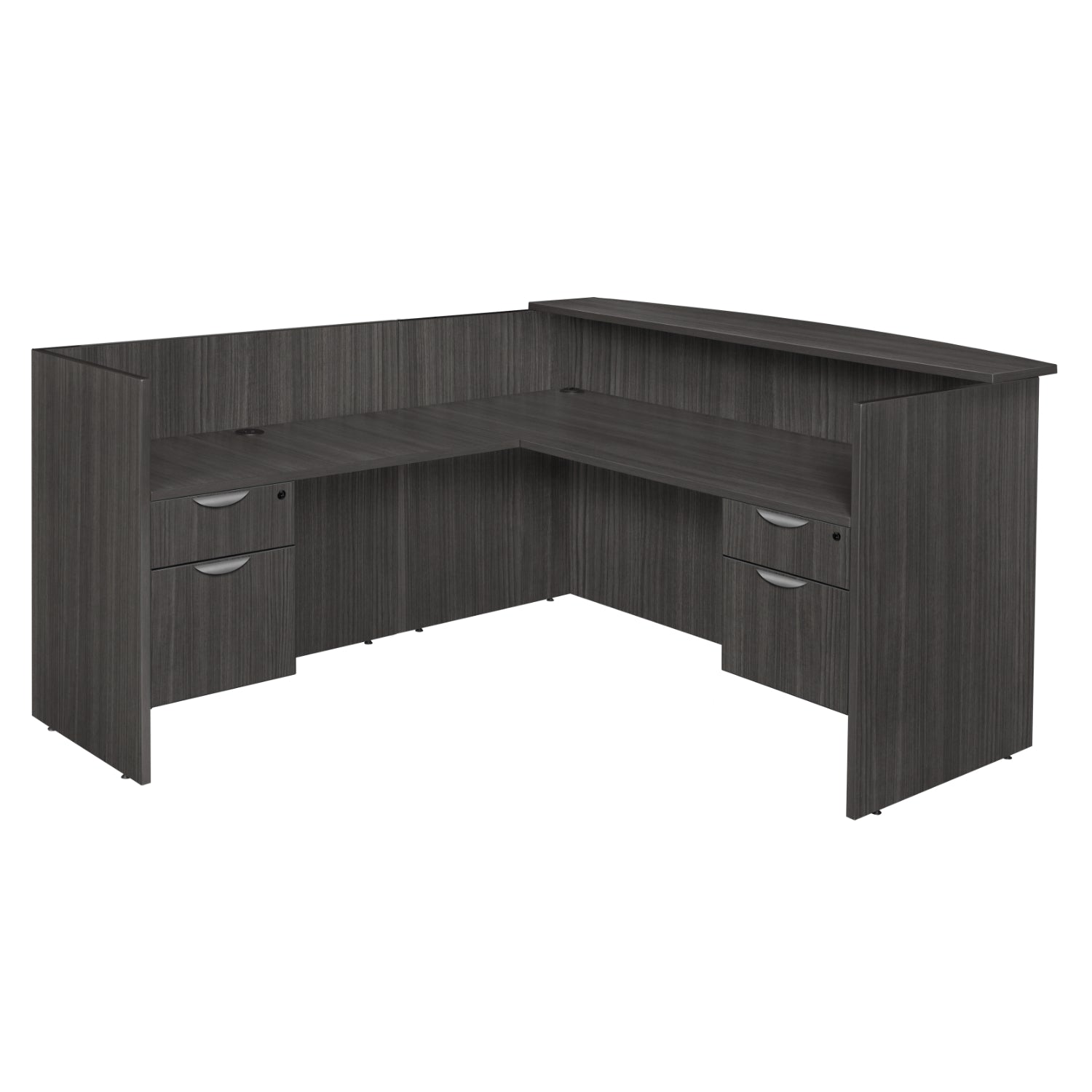 Legacy Collection Double Box/File Pedestal Reception Desk