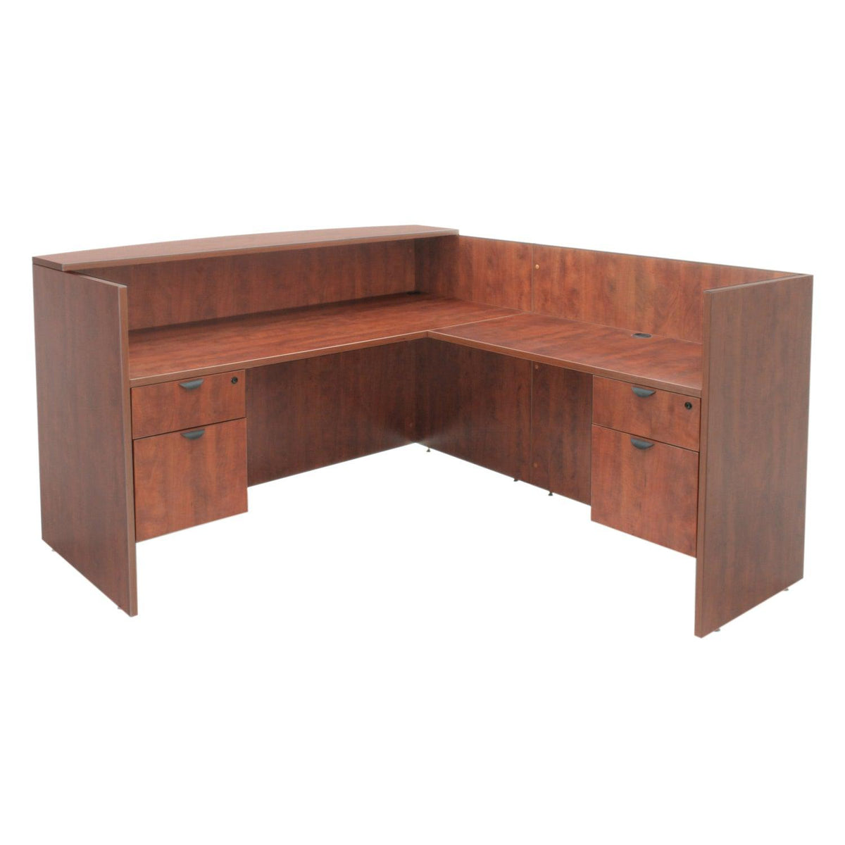 Legacy Collection Double Box/File Pedestal Reception Desk