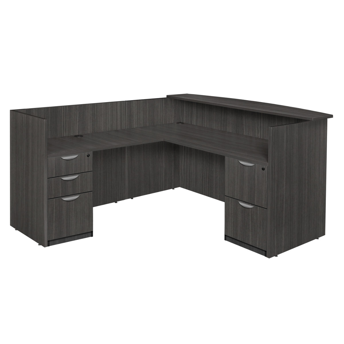 Legacy Collection Double Full Pedestal Reception Desk