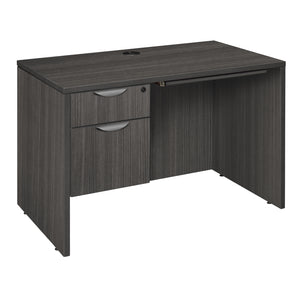 Legacy Collection 42" Single Pedestal Desk with Pencil Drawer