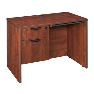 Legacy Collection 42" Single Pedestal Desk with Pencil Drawer