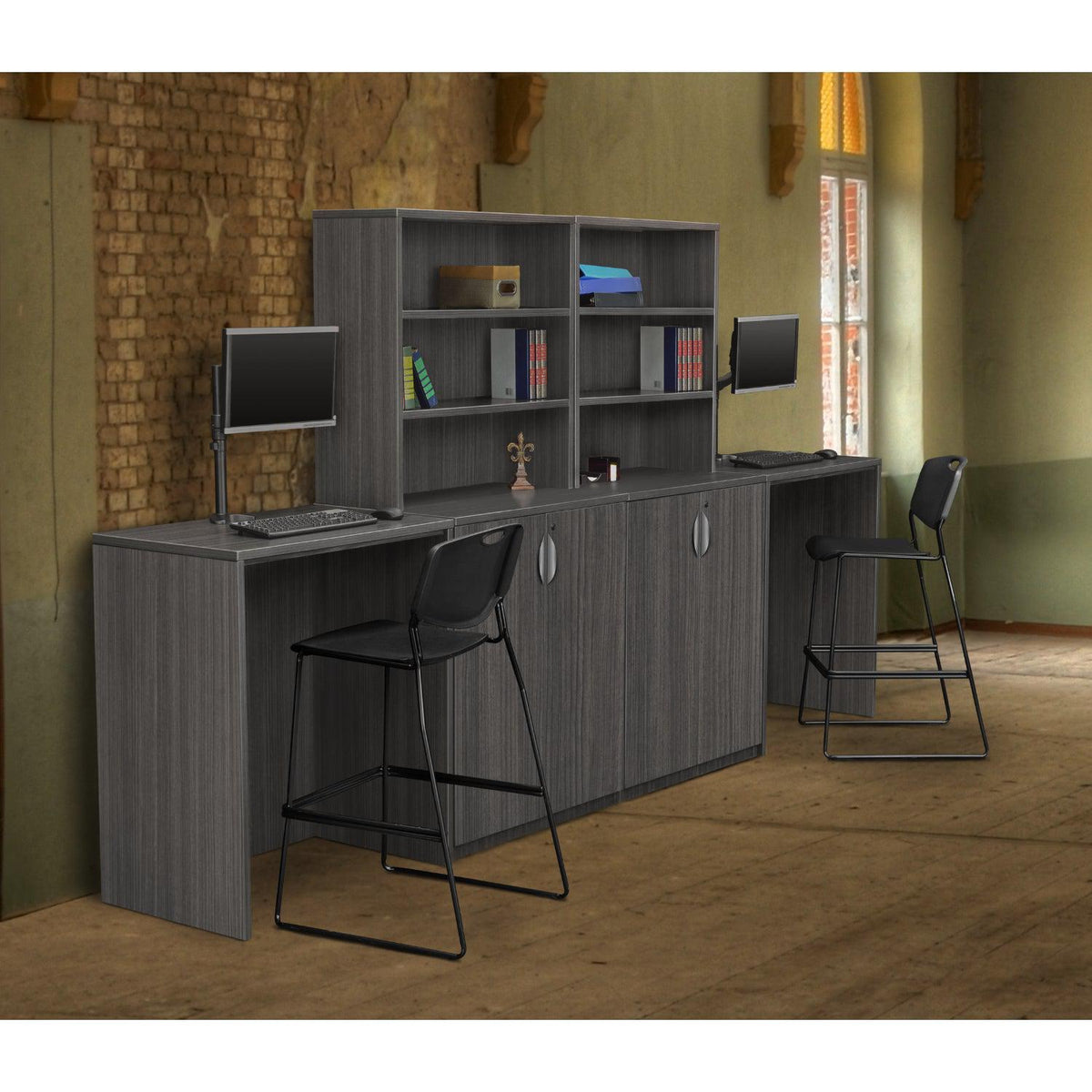 Topside Desk Storage Legacy Collection Stand Up Side to Side Storage Cabinet/Desk - NextGen ...