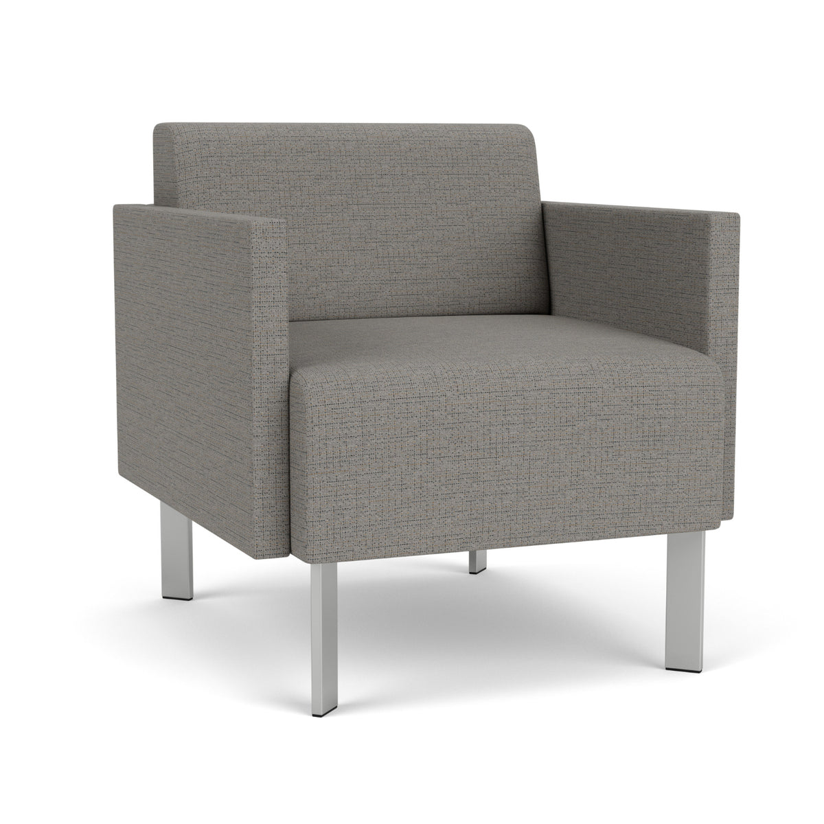 Luxe Collection Reception Seating, Guest Chair, 500 lb. Capacity, Designer Fabric Upholstery, FREE SHIPPING