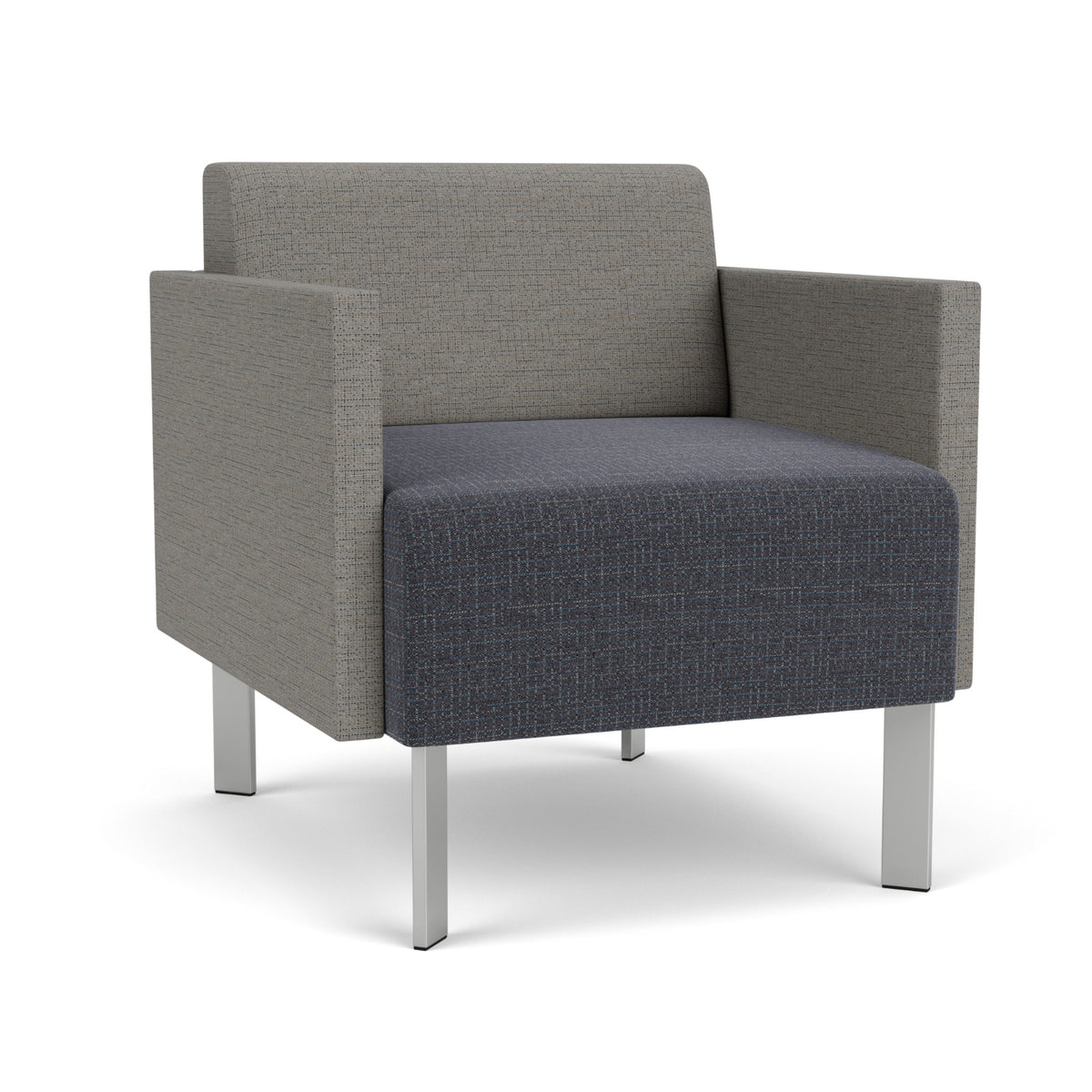 Luxe Collection Reception Seating, Guest Chair, 500 lb. Capacity, Designer Fabric Upholstery, FREE SHIPPING