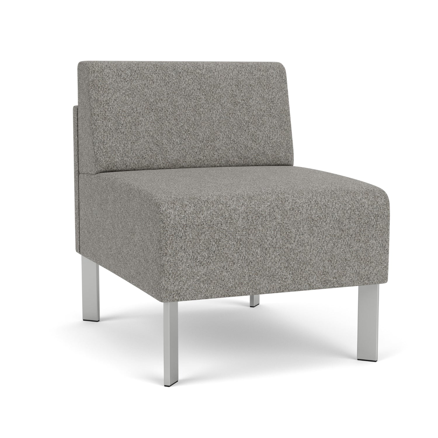 Luxe Collection Reception Seating, Armless Guest Chair, Standard Fabric Upholstery, FREE SHIPPING