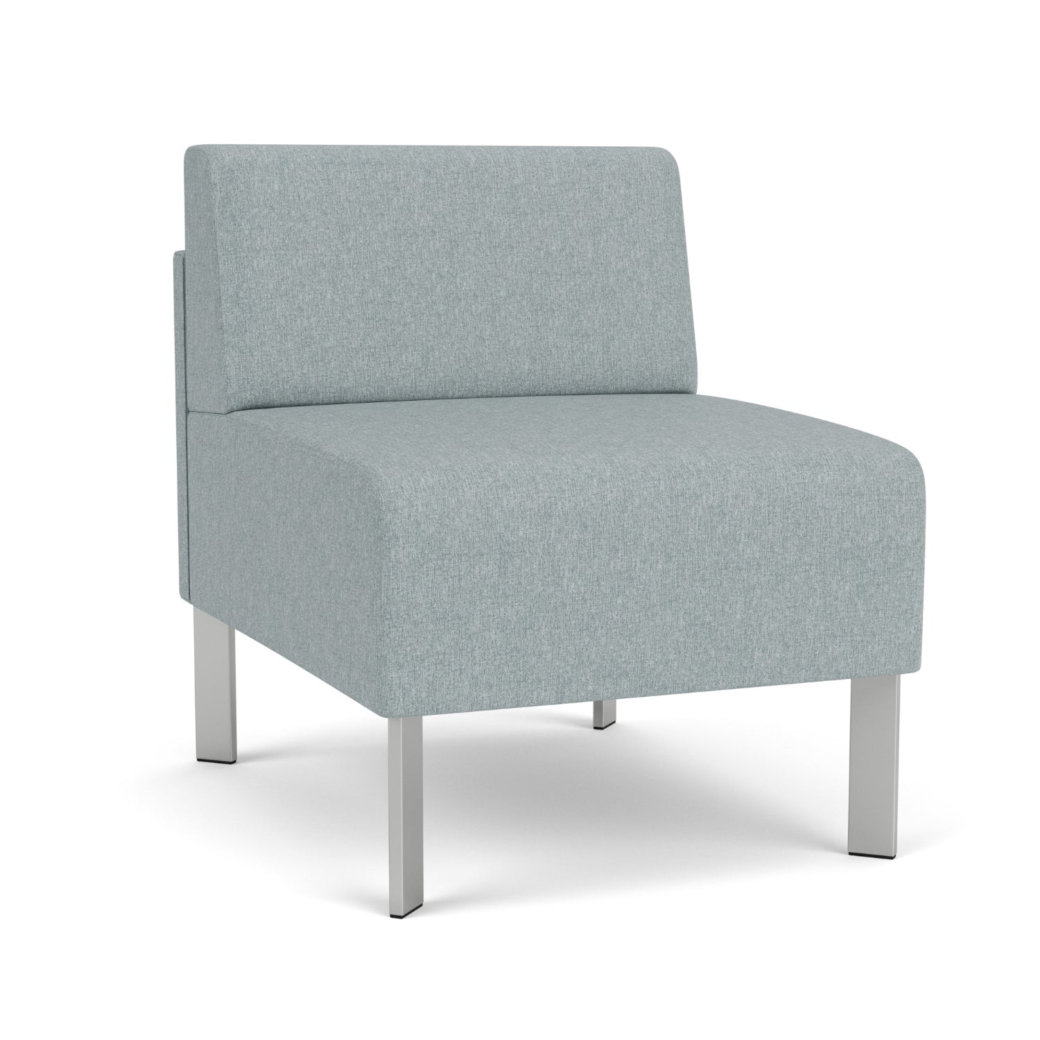 Luxe Collection Reception Seating, Armless Guest Chair, Healthcare Vinyl Upholstery, FREE SHIPPING