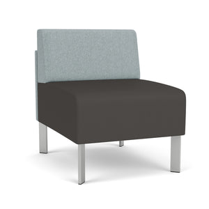 Luxe Collection Reception Seating, Armless Guest Chair, Healthcare Vinyl Upholstery, FREE SHIPPING