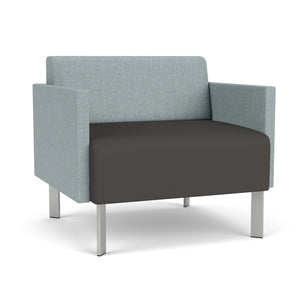 Luxe Collection Reception Seating, Bariatric Chair, 750 LB. Capacity, Healthcare Vinyl Upholstery, FREE SHIPPING