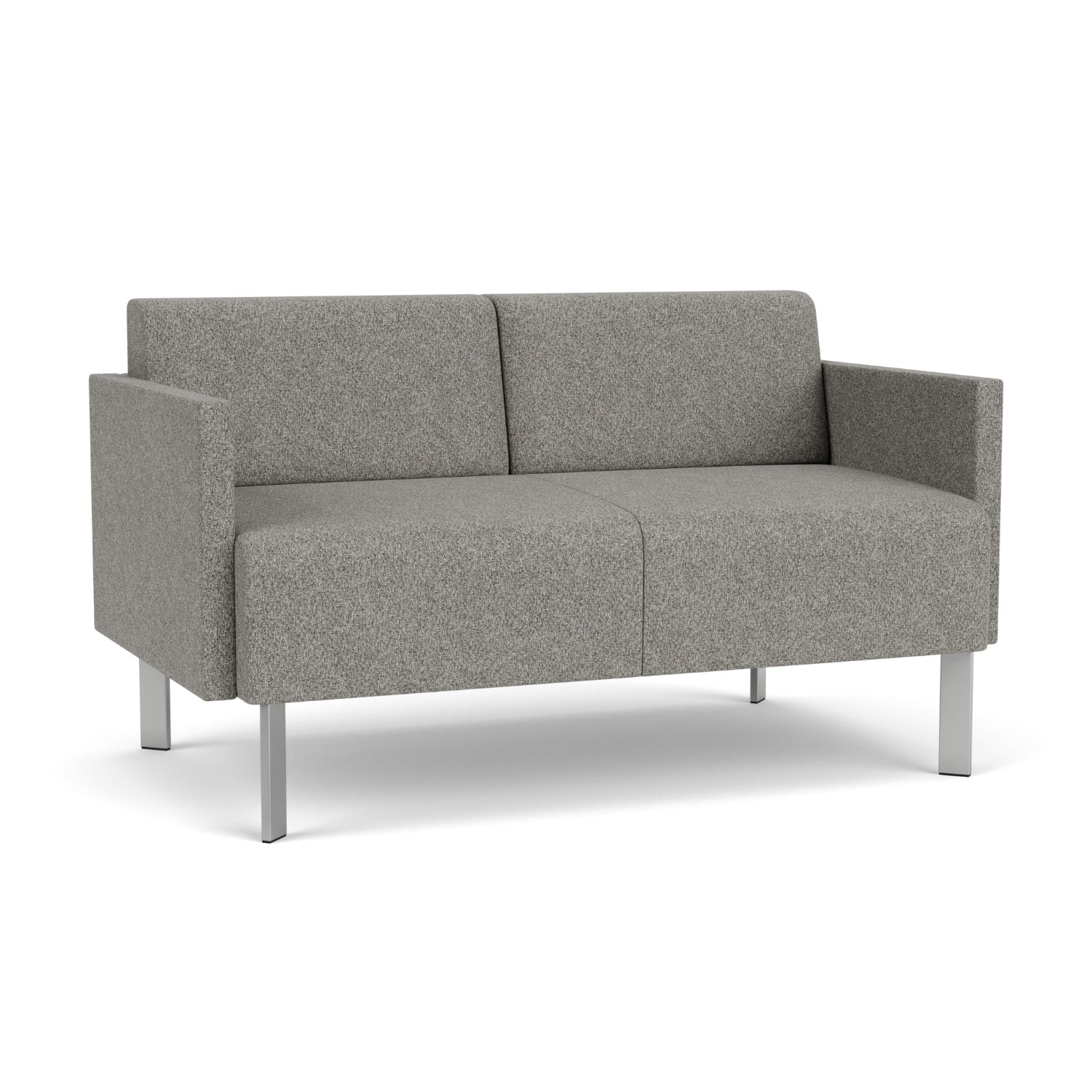 Luxe Collection Reception Seating, Loveseat, Standard Fabric Upholstery, FREE SHIPPING