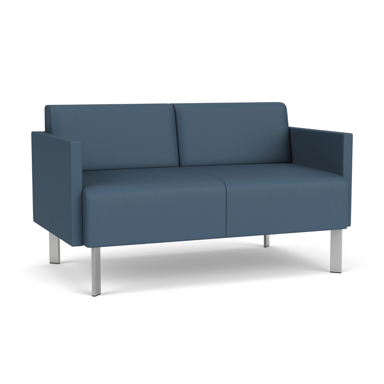Luxe Collection Reception Seating, Loveseat, Standard Vinyl Upholstery, FREE SHIPPING