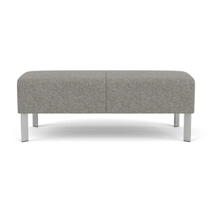 Luxe Collection Reception Seating, 2 Seat Bench, Standard Fabric Upholstery, FREE SHIPPING