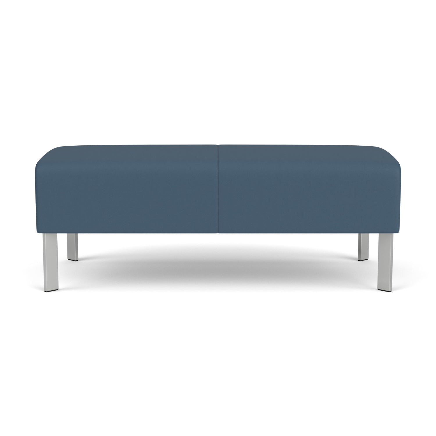 Luxe Collection Reception Seating, 2 Seat Bench, Standard Vinyl Upholstery, FREE SHIPPING