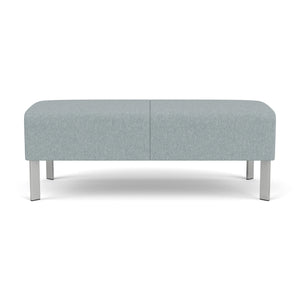 Luxe Collection Reception Seating, 2 Seat Bench, Healthcare Vinyl Upholstery, FREE SHIPPING