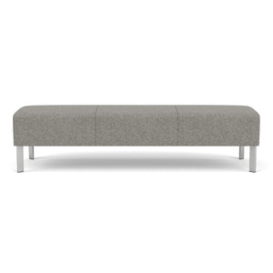 Luxe Collection Reception Seating, 3 Seat Bench, Standard Fabric Upholstery, FREE SHIPPING