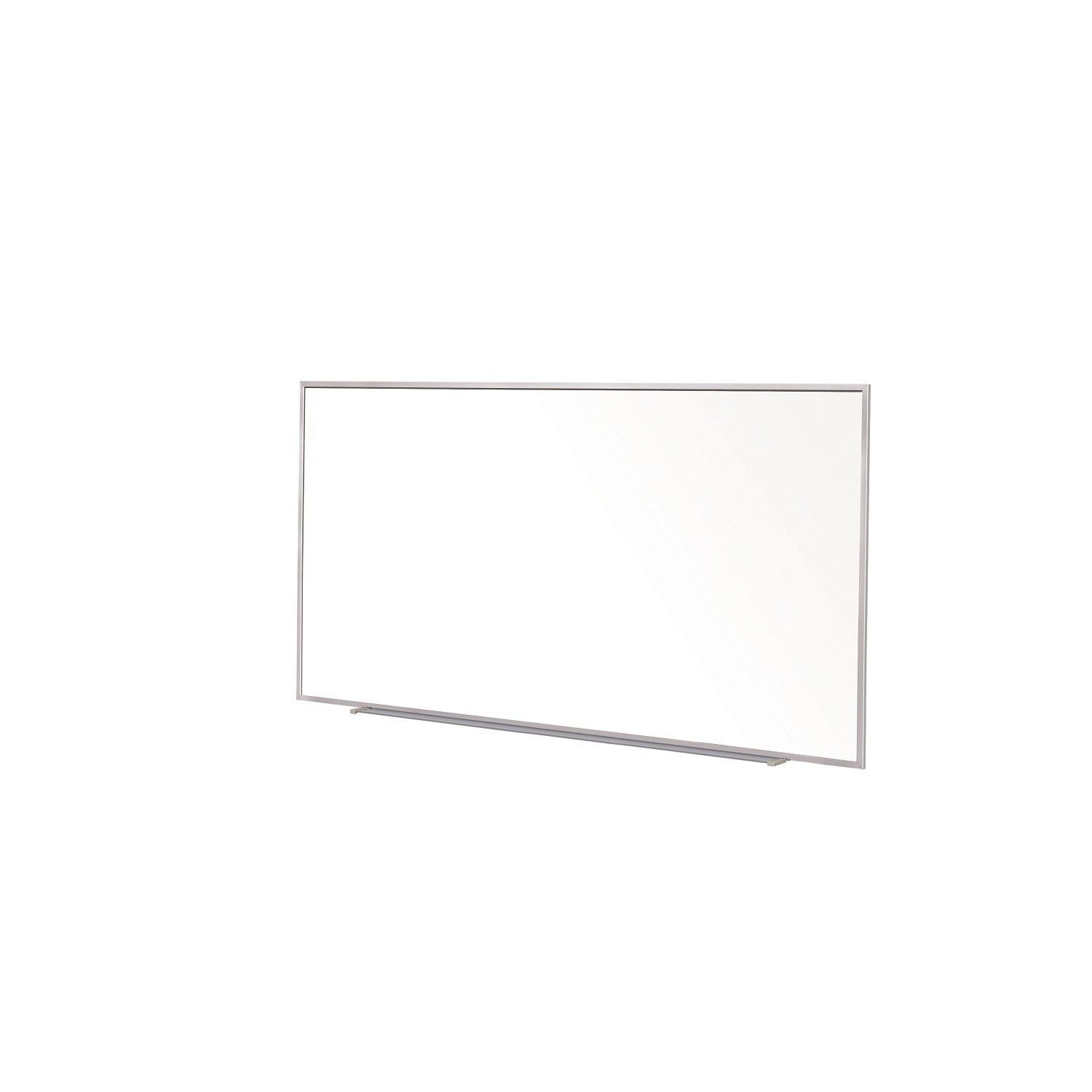 Proma 5' High Magnetic Porcelain Projection Whiteboard with Detachable Marker Tray, 5' H x 10' W