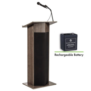 Power Plus Sound Lectern and Rechargeable Battery