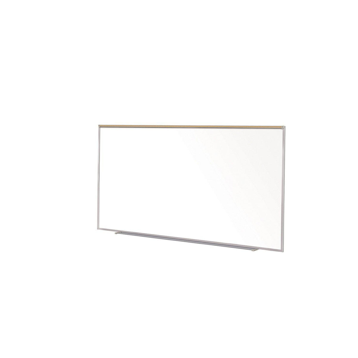 Proma 5' High Magnetic Porcelain Projection Whiteboard/Markerboard with Maprail, 5' H x 10' W