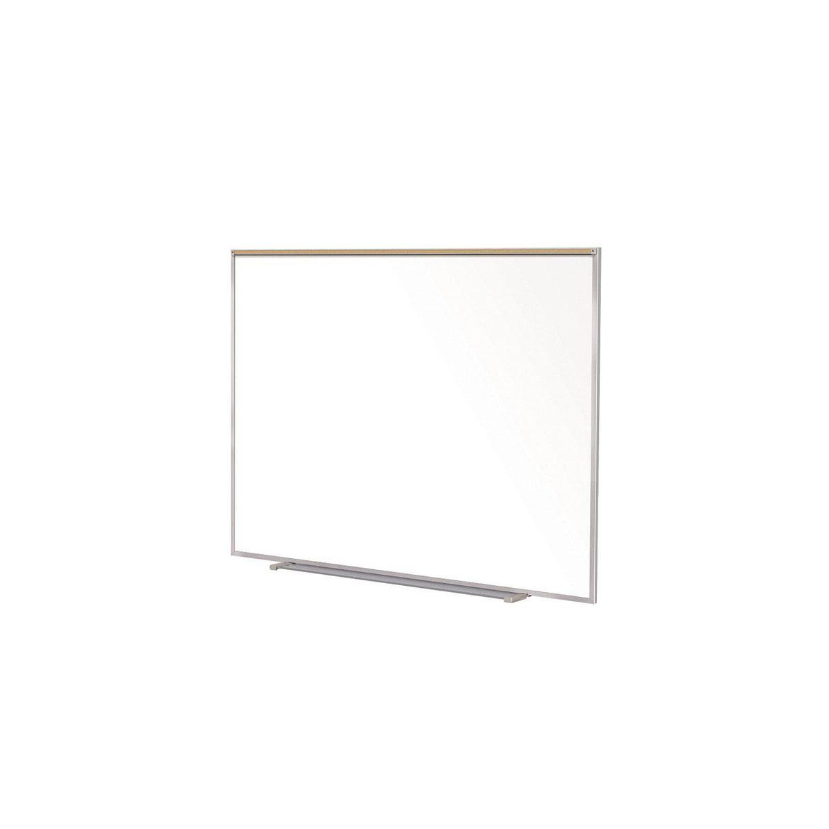 Proma 5' High Magnetic Porcelain Projection Whiteboard/Markerboard with Maprail, 5' H x 6' W