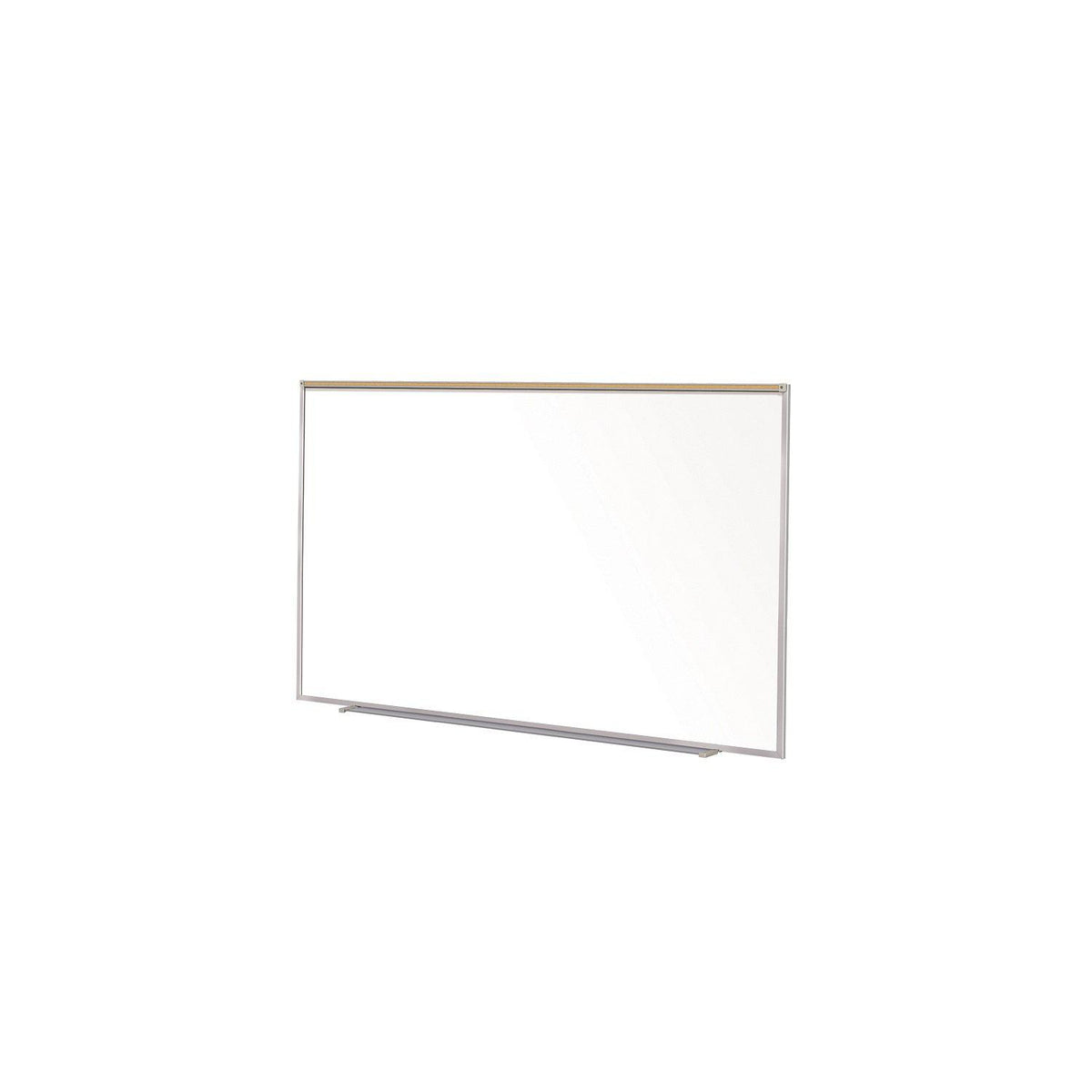 Proma 5' High Magnetic Porcelain Projection Whiteboard/Markerboard with Maprail, 5' H x 8' W