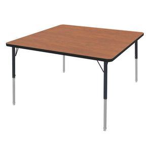 Marco MG Series Adjustable Height Activity Table, 48" x 48" Square