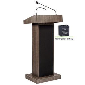 Orator Sound Lectern and Rechargeable Battery
